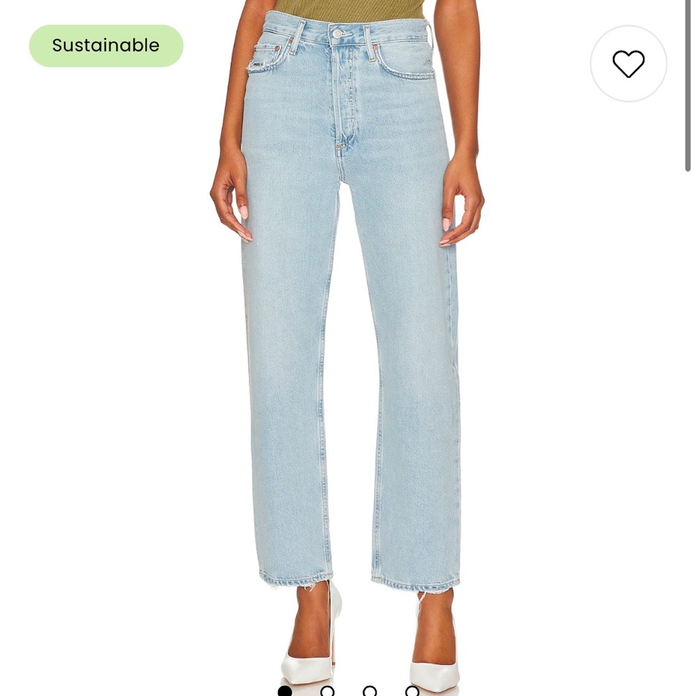 AGOLDE 90's Mid Rise Loose Jeans in Reputation